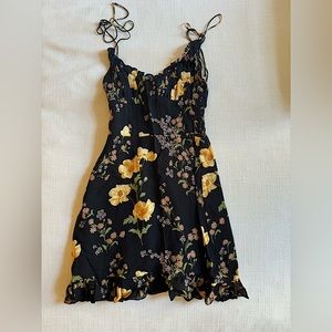 Reformation Floral Mini Dress Size 4